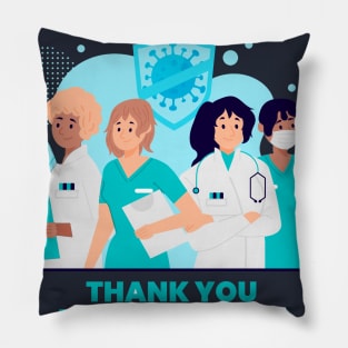 Thank You Doctors And Nurses Pillow