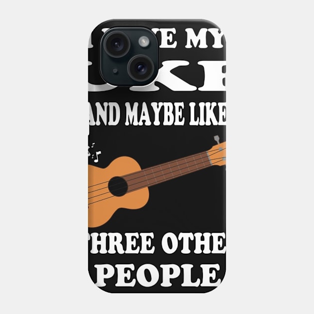 Uke Player  Ucalalay Gift Idea Spellings Phone Case by CarleyMichaels