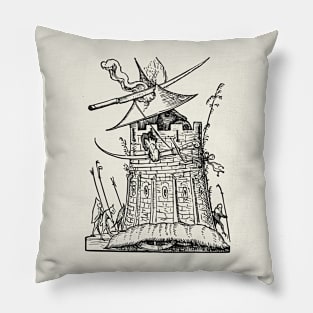 Grotesque #39 The Drolatic Dreams of Pantagruel (1565) Pillow