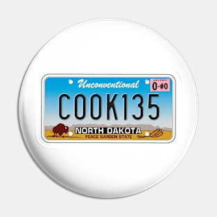 Cookies unco license plate Pin