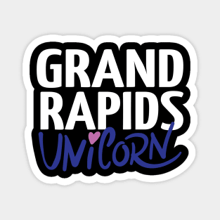 Grand Rapids Unicorn Magnet