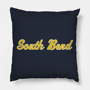 South Bend Script Pillow