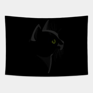 Black Cat Tapestry