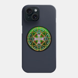 April Shield - Triquetras X 8 with cross overlay Phone Case