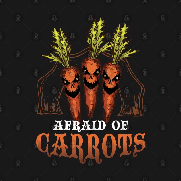 Scary Zombie Carrots Funny Vegtable Horror Themed Apparel by Riffize