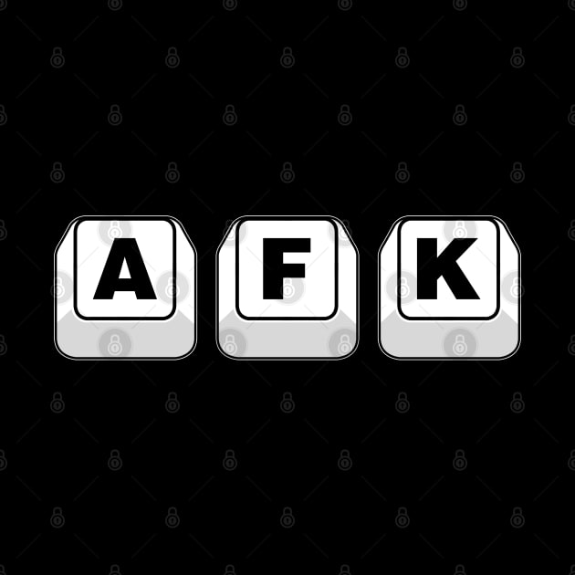 AFK "Away From Keyboard" Video Game by TextTees