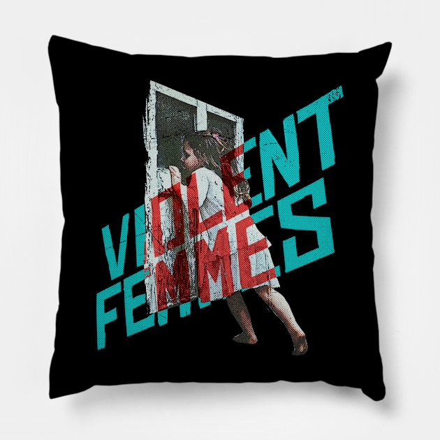 Violent Femmes Pillow by RetroPandora