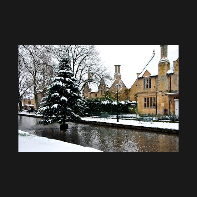 Bourton on the Water Christmas Tree Cotswolds by Andy Evans Photos