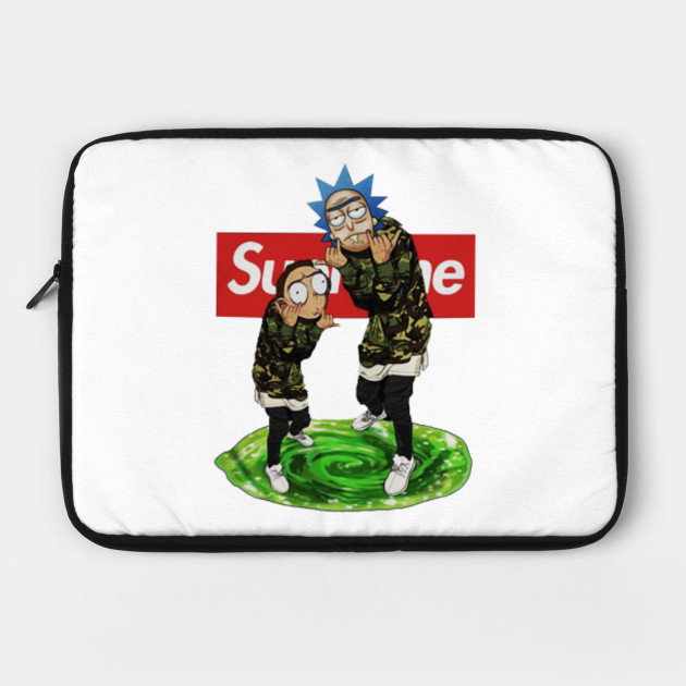 rick and morty laptop case