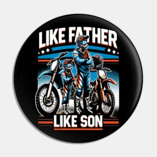 Born to Ride Dirt bike Pin