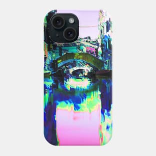 Venice Italy Glitch Art Phone Case