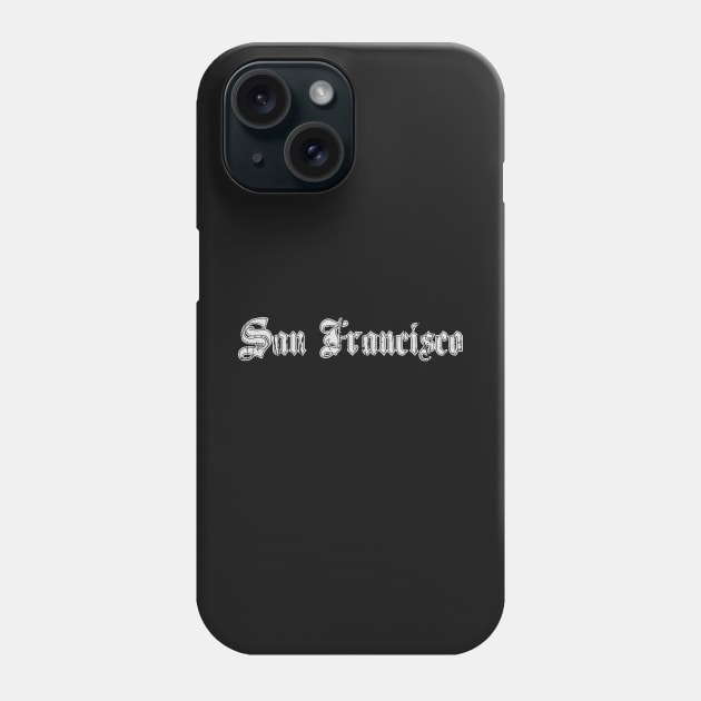 san francisco Phone Case by DeekayGrafx