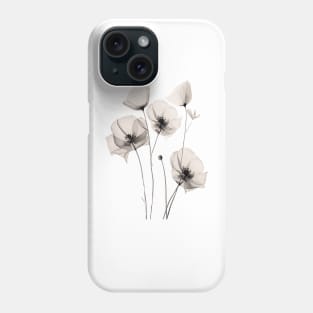 Minimalist Floral Line Art Print Phone Case