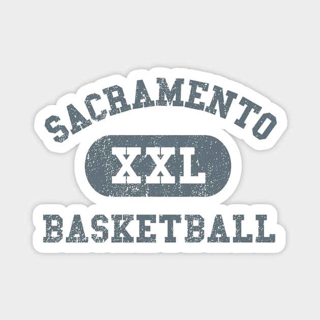 Sacramento Basketball III Magnet by sportlocalshirts