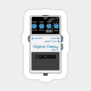 Boss DD-3 Digital Delay Guitar Effect Pedal Magnet