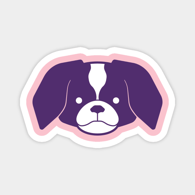 Pekingese (purple) Magnet by SMcGuire