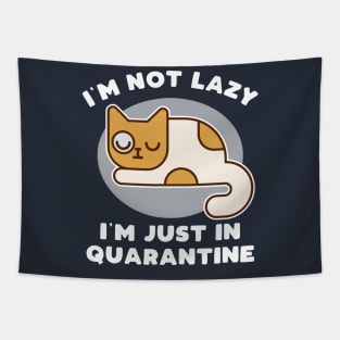 Funny Cat Quarantine Design Tapestry