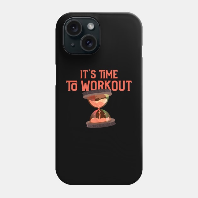 WORKOUT TIME - calisthenics motivational design Phone Case by Thom ^_^