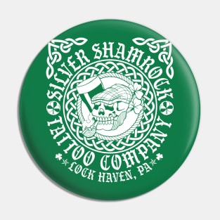 2k24 Silver Shamrock Tattoo Company St. Paddy's Style 01 Pin