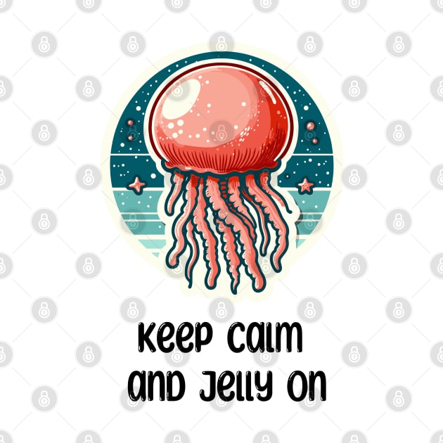 Cannonball Jellyfish Keep Calm and by dinokate