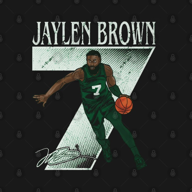 Jaylen Brown Boston Number by ClarityMacaws