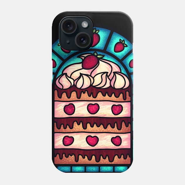 Strawberry Cake Phone Case by DoomedDreamer