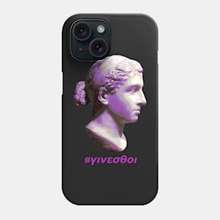 Ginesthoi Cleopatra VII Marble Bust Phone Case