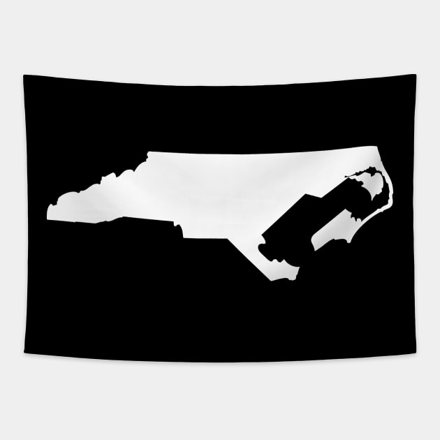 North Carolina Jeep State Dark Tapestry by charlescheshire