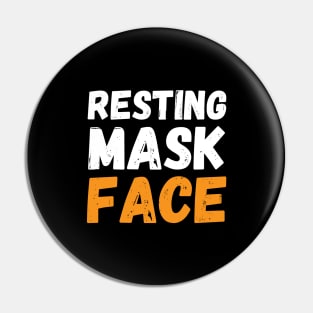 Resting Mask Face  funny mask Funny Mask funny masks face Pin