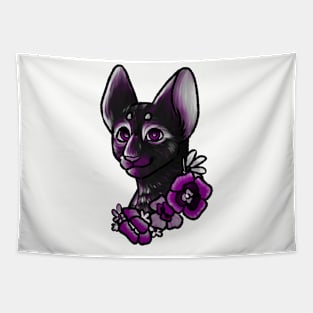 ace pride cat Tapestry