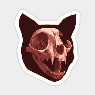 Cat Skull Magnet