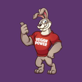 Vegan Power Rabbit T-Shirt