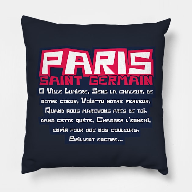 Paris SG singing Pillow by lounesartdessin