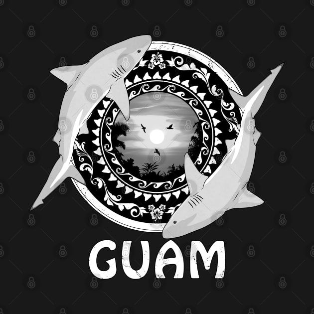 Bull Sharks Guam Diving by NicGrayTees