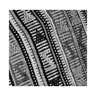 black and white abstract minimal minimalistic stylish modern texture antique carpet photo, For custom orders please DM me. T-Shirt