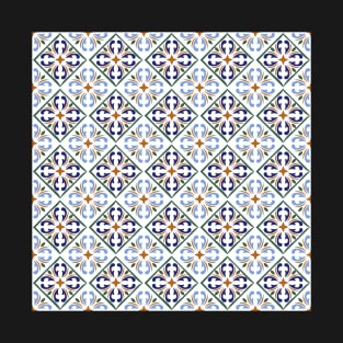 Marrakesh Mosaic, Vintage Moroccan Tiles T-Shirt