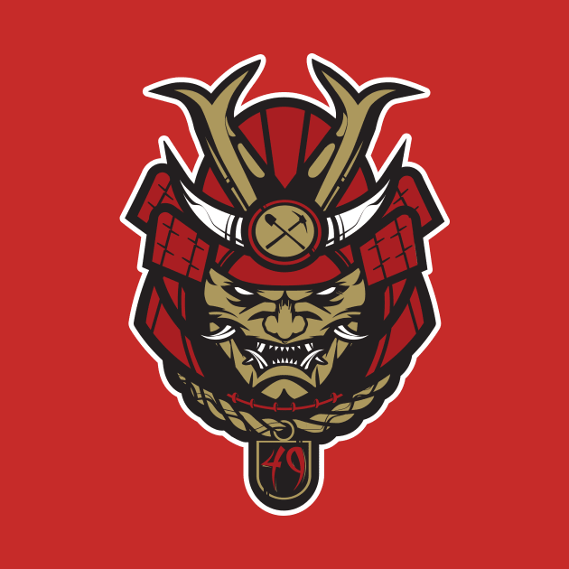 San Francisco Samurai Football by OrganicGraphic