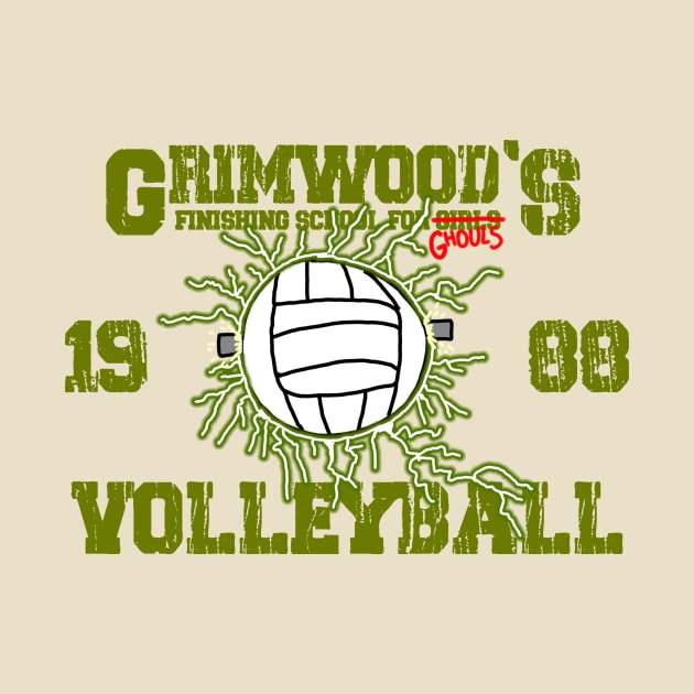 Grimwood's Volleyball- Elsa Frankenteen by ClaytoniumStudios94