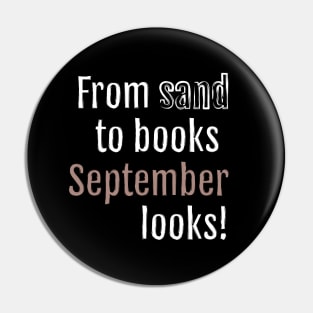 From sand to books, September looks! (Black Edition) Pin