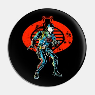 COBRA COMMANDER '82 (with LOGO) Pin