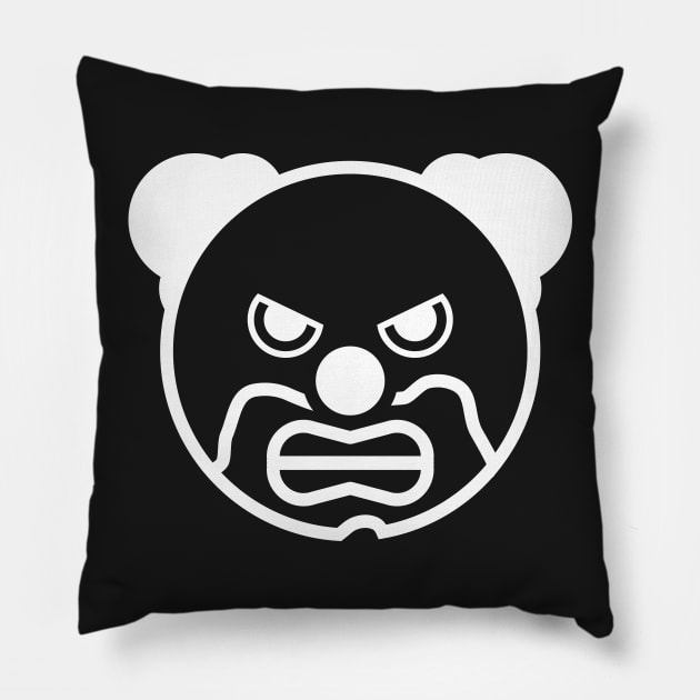 Spooky Clown Pillow by RedYolk