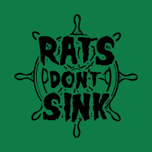 RATS DON'T SINK Helm Logo T-Shirt