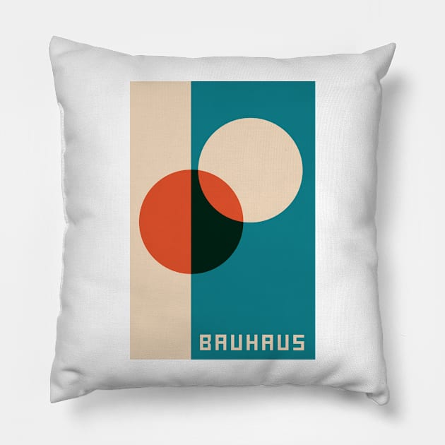 Bauhaus #30 Pillow by GoodMoreInc