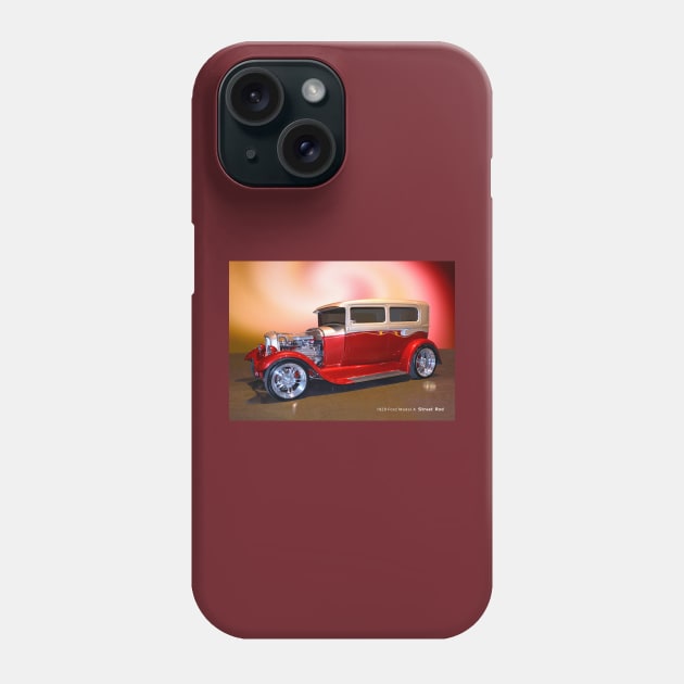 Street Rod 1929 Ford Model A Phone Case by Burtney