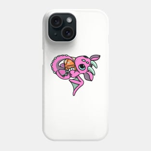 Cute Pink and Orange Dice Goblin Dragon Baby Phone Case