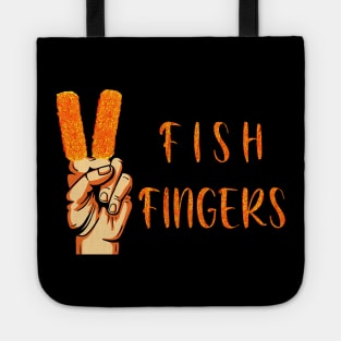 Fish Fingers funny graphic Tote