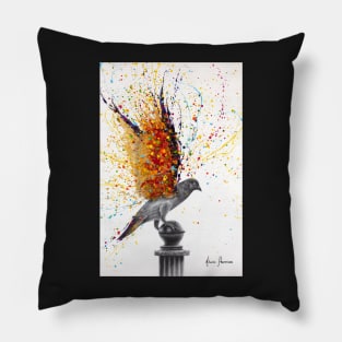 City Summer Bird Pillow