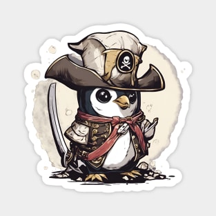 Penguin Pirate Magnet