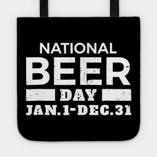 National Beer Day Joke Funny Tee Tote