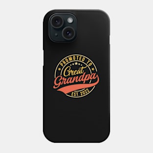 Promoted To Grandpa Est 2022 New Grandpa Grandpa Phone Case